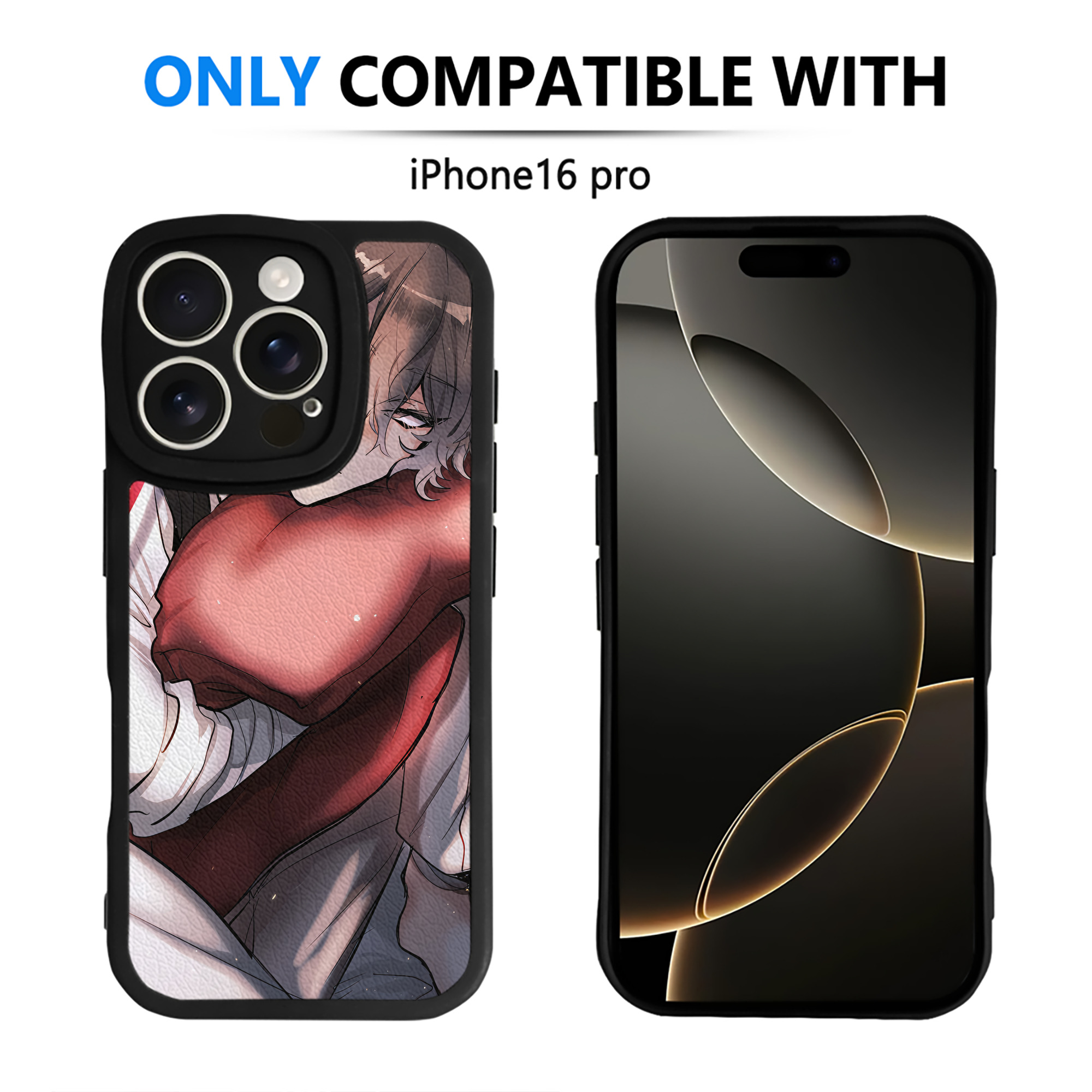 （画像用） 文豪ストレイドッグス Bungo Stray Dogs 【iPhone 16シリーズ対応】シリコンスマホケース（レザー調） 材質：シリコン